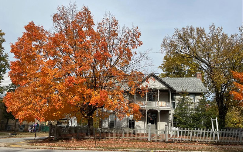 sarahridgehouse a view of Sarah Bird Northup Ridge House in Fayetteville, AR